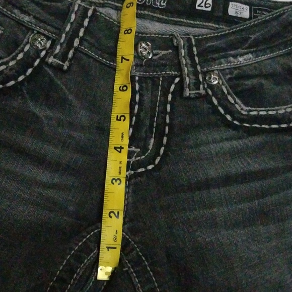 MISS ME JP5014-2 Boot Black Jeans - Picture 6 of 8